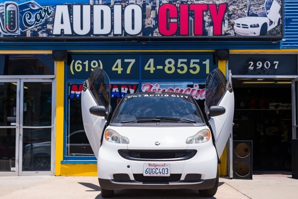 Lambo Doors Car Audio City San Diego — Car Audio City